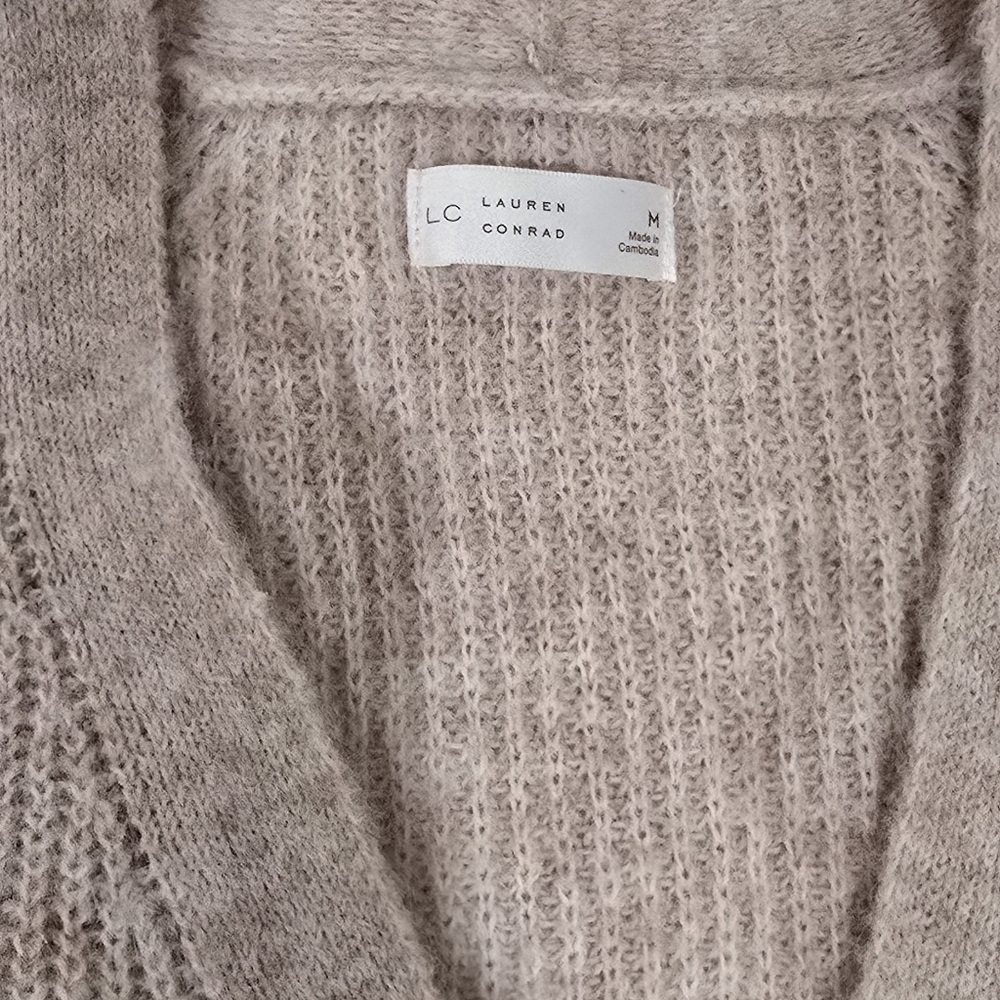 Women's Light Pink Sweater, Lauren Conrad Size M - Picture 3 of 8